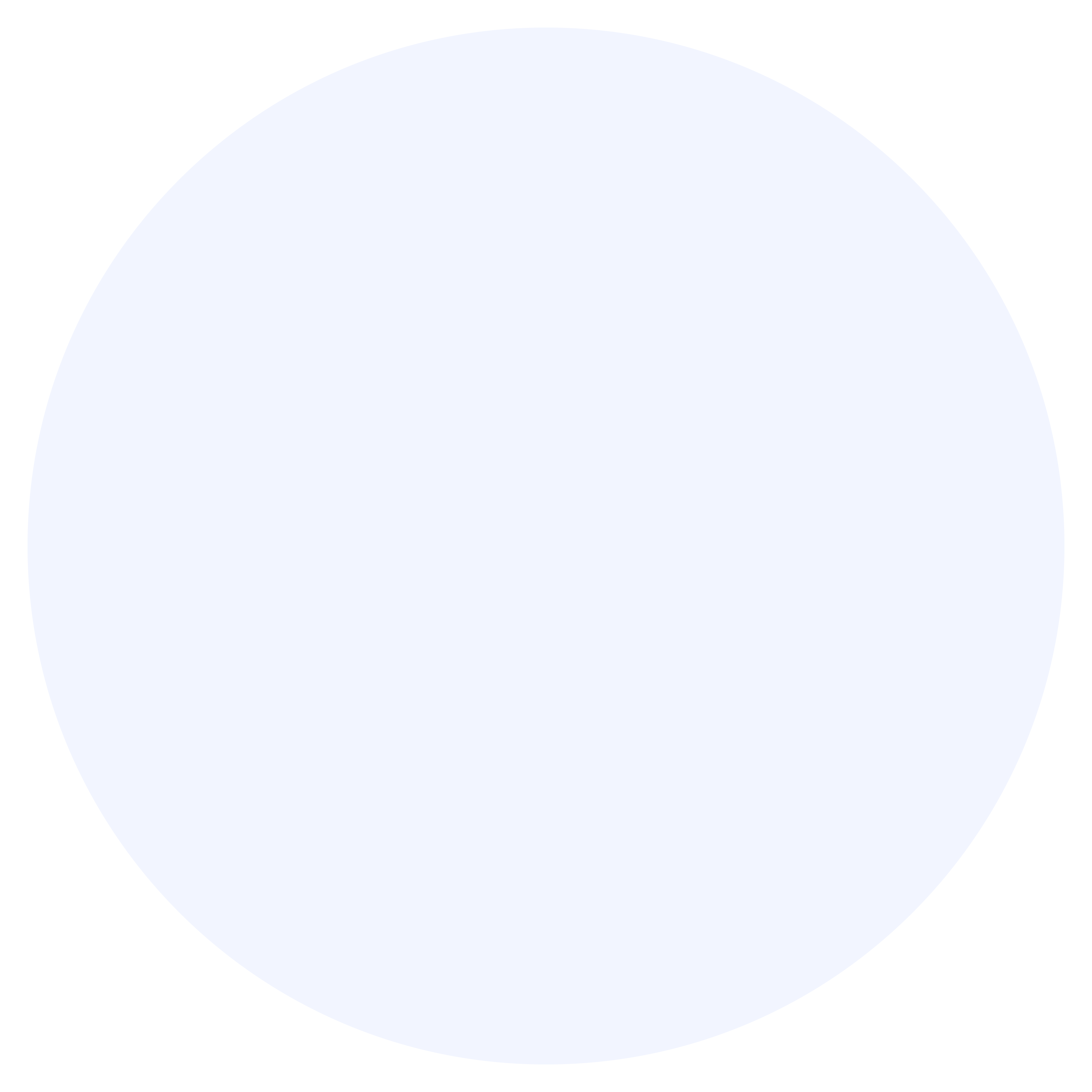 Blue circle decoration